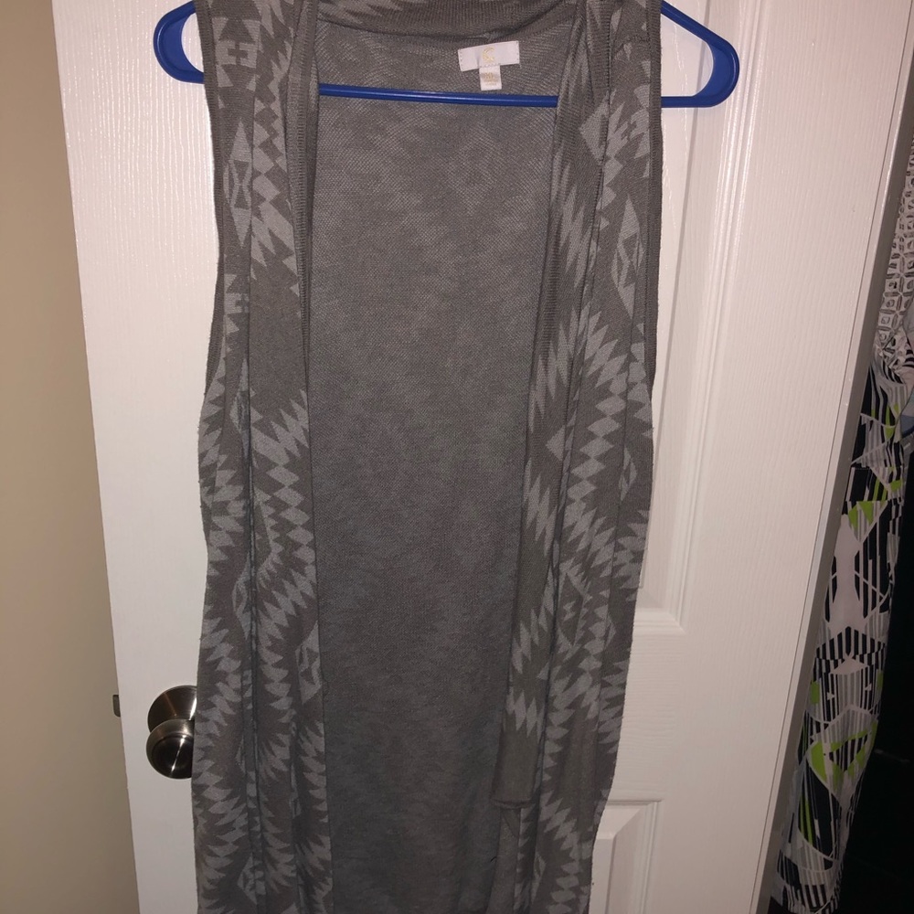 Tribal Print Charming Charlie Vest